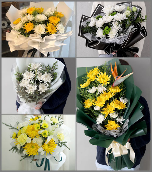 浙江省温州平阳县鳌江镇三永村白事花束代送